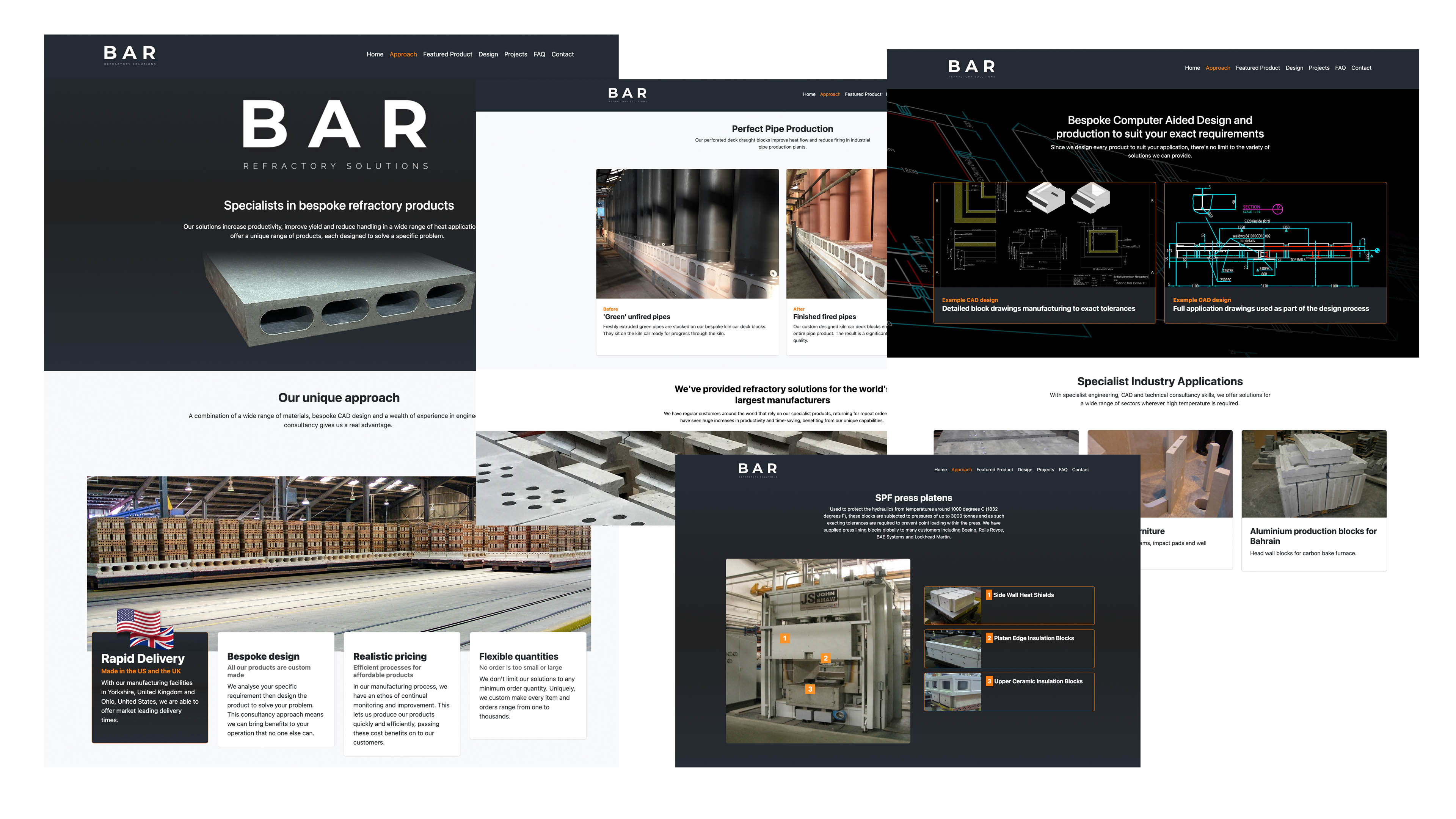 BAR website brand, desigm and development
