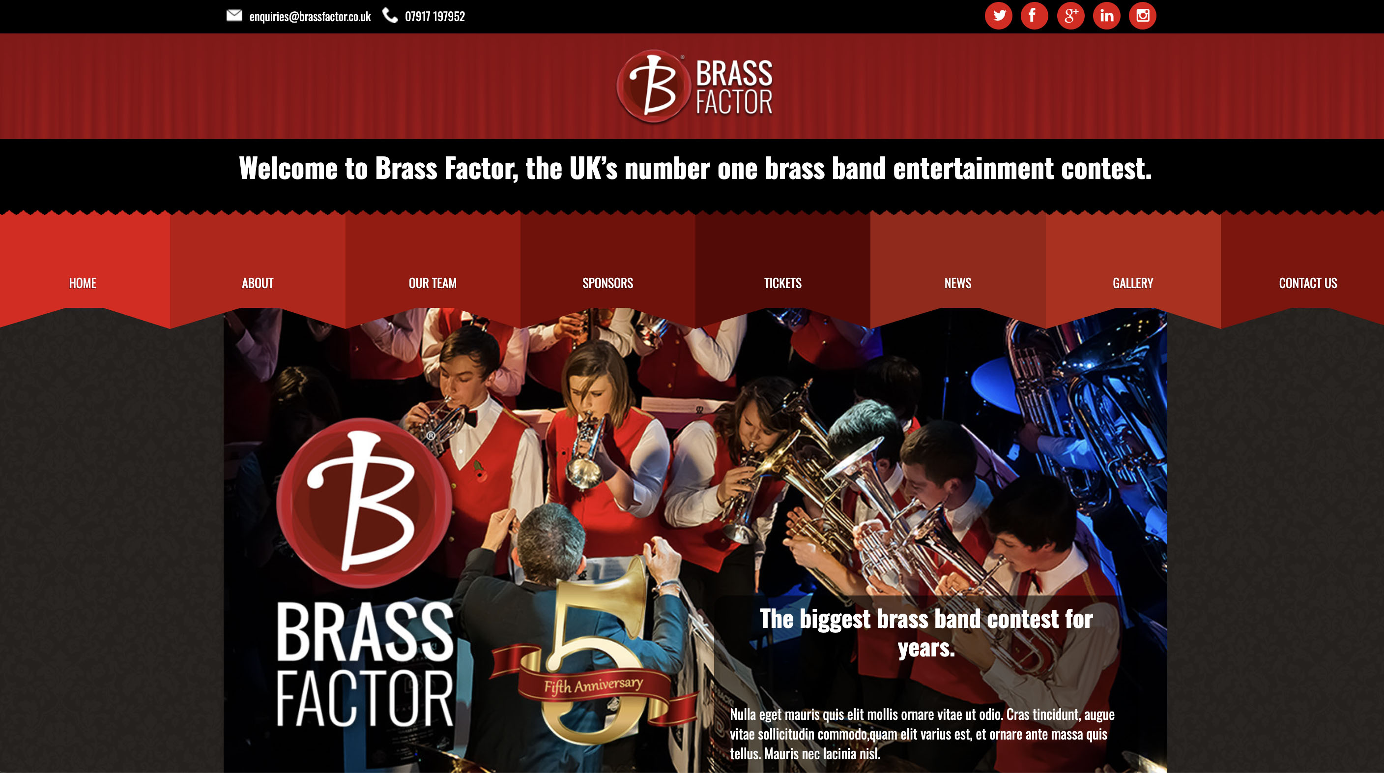 Brass Factor Website