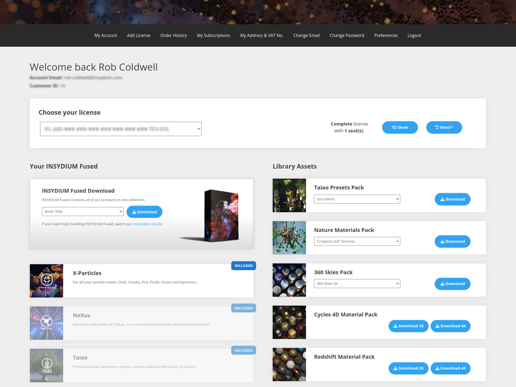 INSYDIUM Ltd customer account